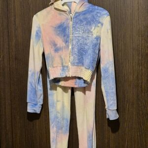 Urban Kids Tie-Dye Hoodie and Joggers Set Size: M